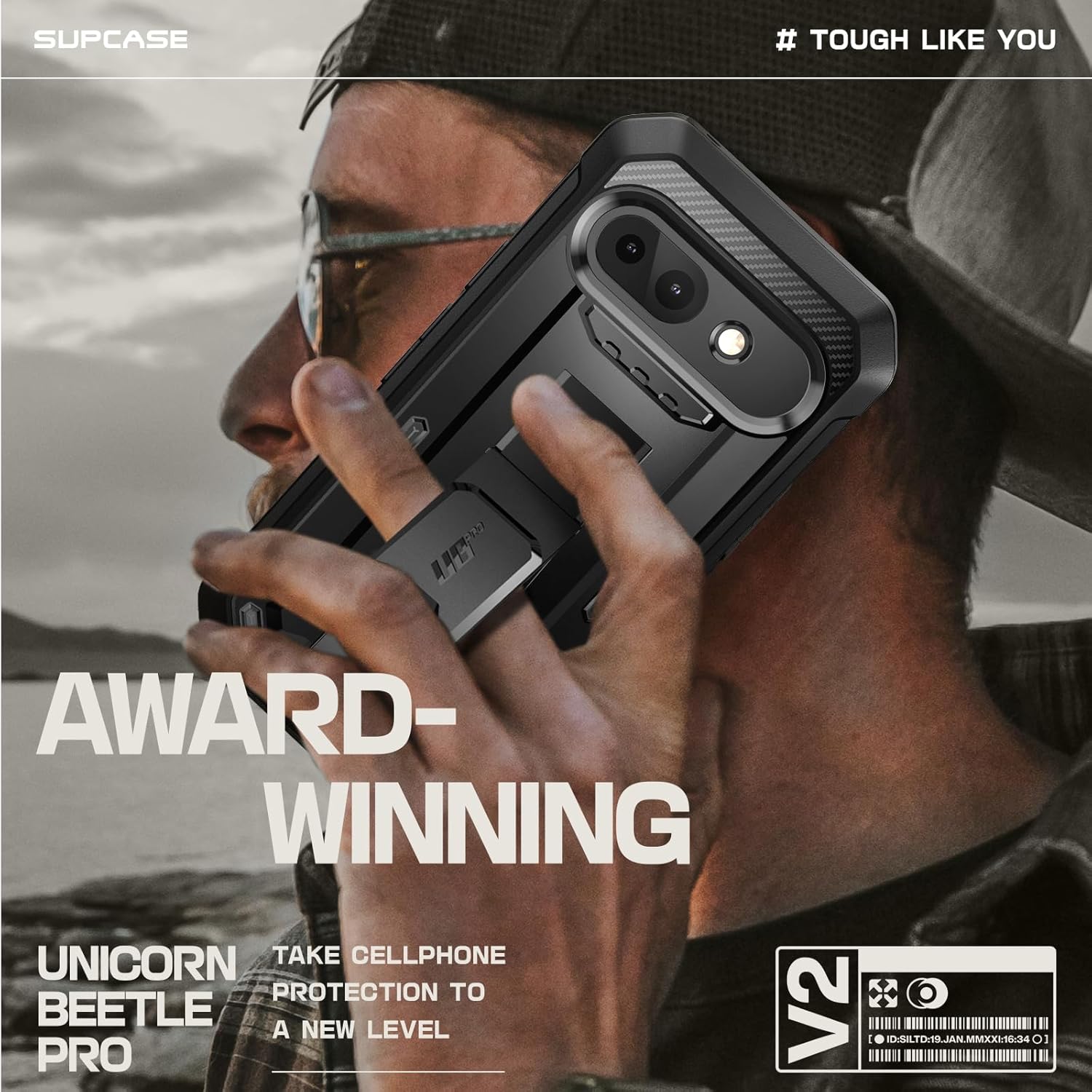Unicorn Beetle Pro Case Google Pixel 9a zwart