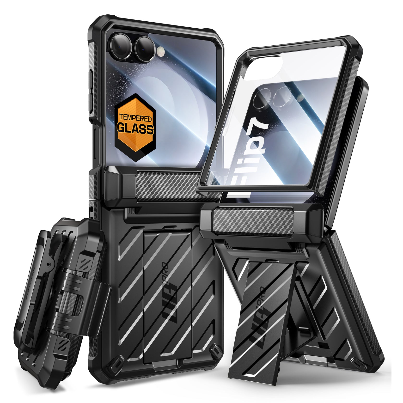 Unicorn Beetle Pro Case Samsung Galaxy Z Flip 7 zwart