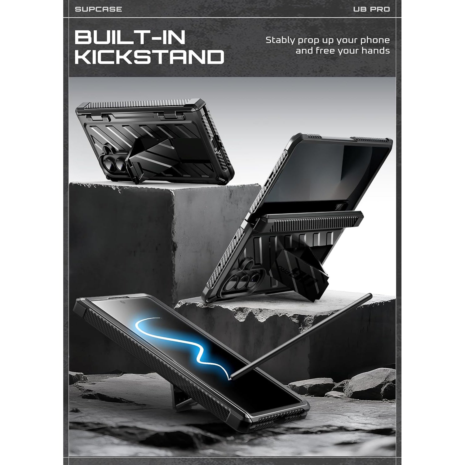 Unicorn Beetle Pro Case Samsung Galaxy Z Fold 7 zwart