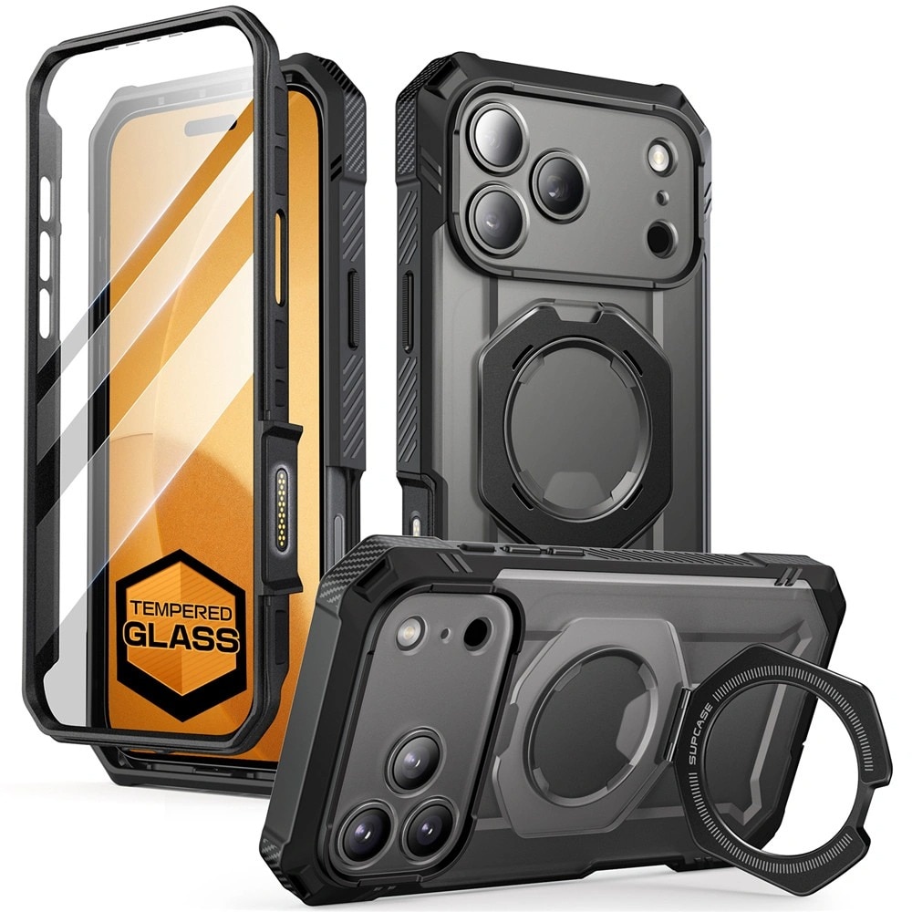 Unicorn Beetle Grip Pro MagSafe Hoesje iPhone 17 Pro Max zwart
