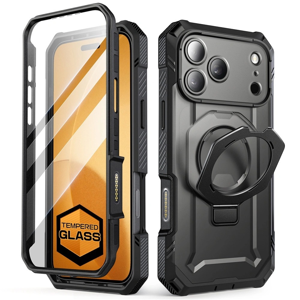 Unicorn Beetle Grip Pro MagSafe Hoesje iPhone 17 Pro Max zwart