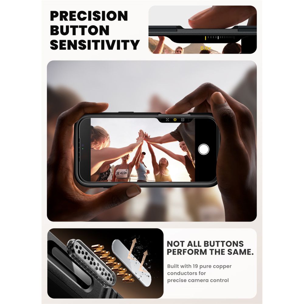 Ares Flip MagSafe Hoesje iPhone 17 Pro zwart