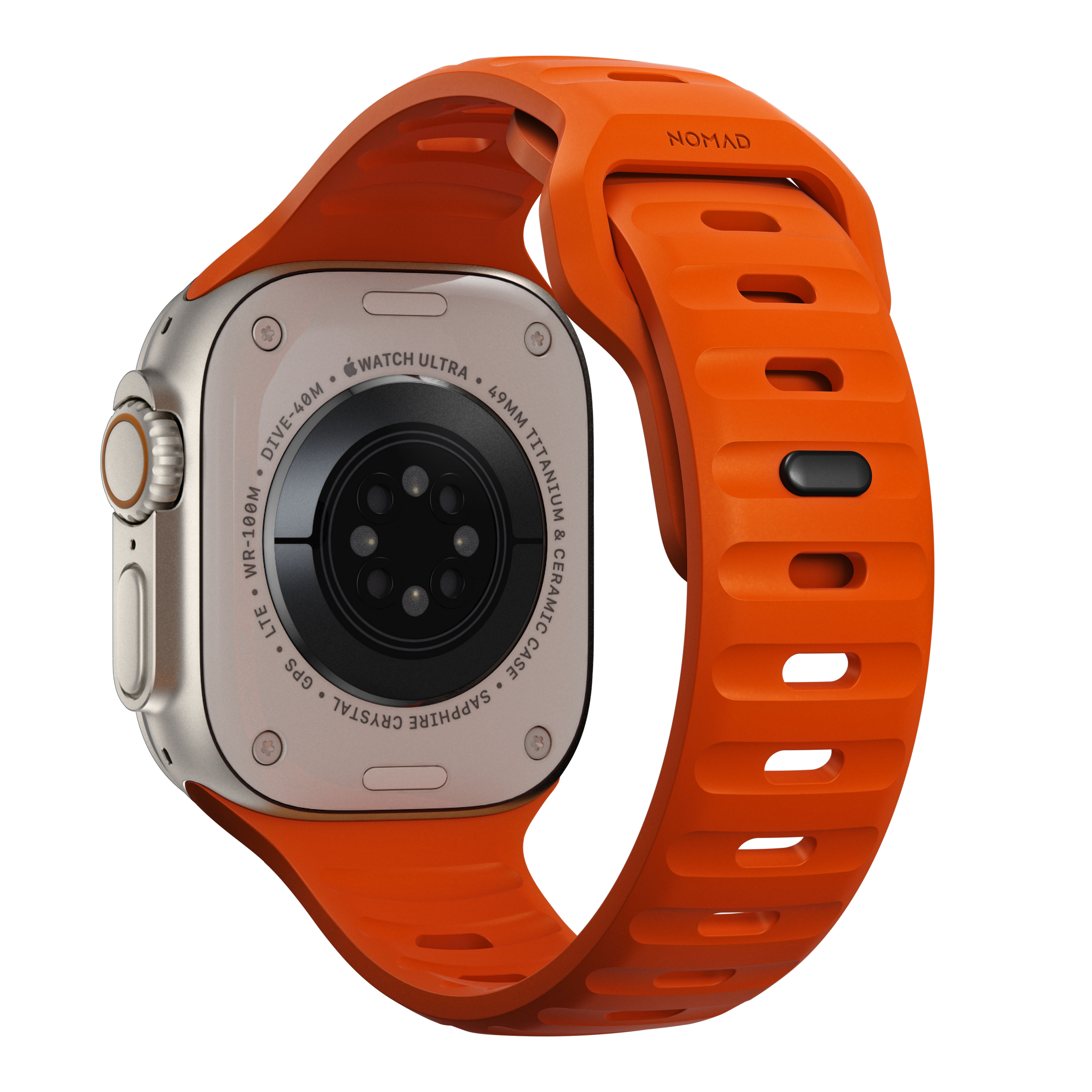 Sport Band Apple Watch 44mm Ultra Orange