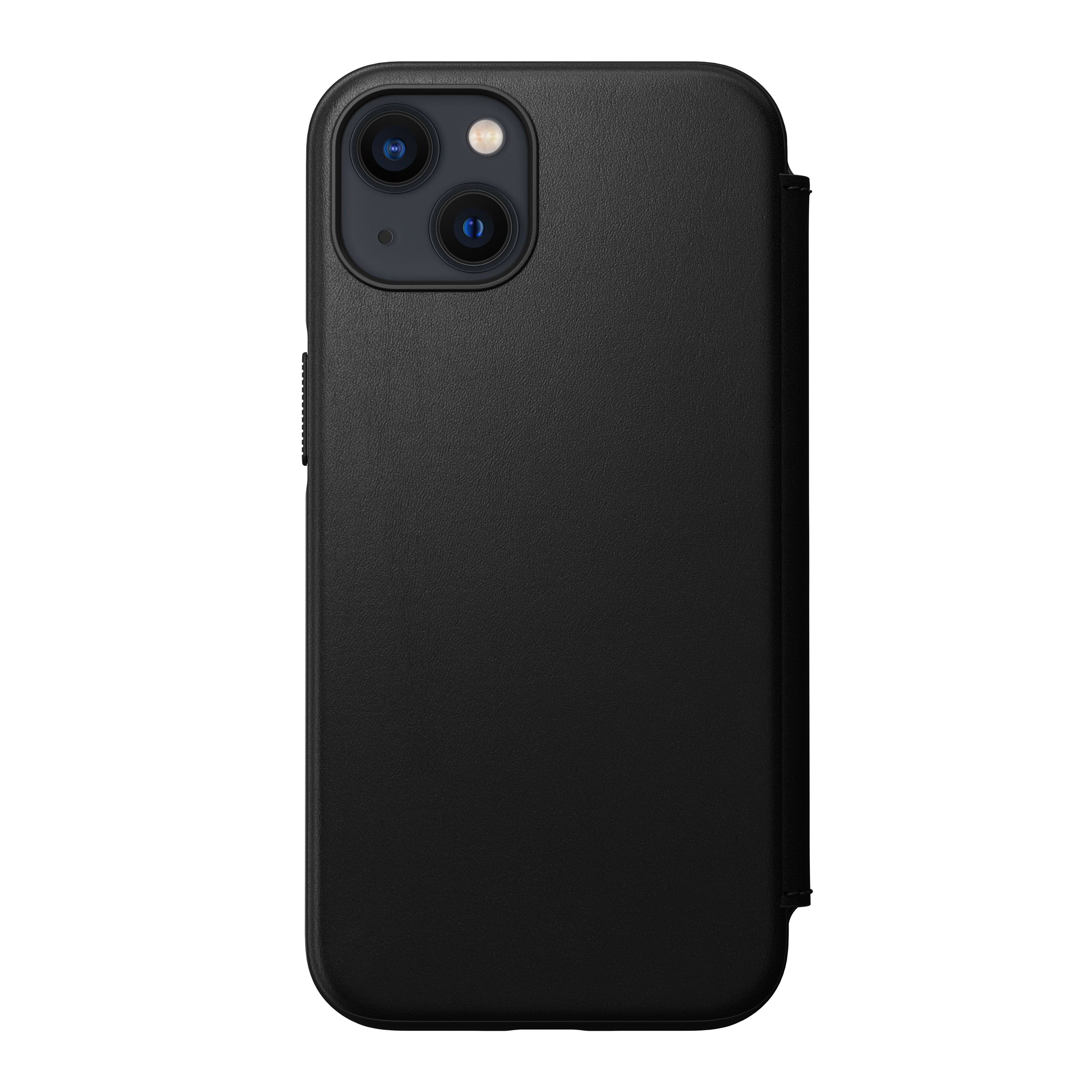 Modern Horween Leather Folio iPhone 13 Black