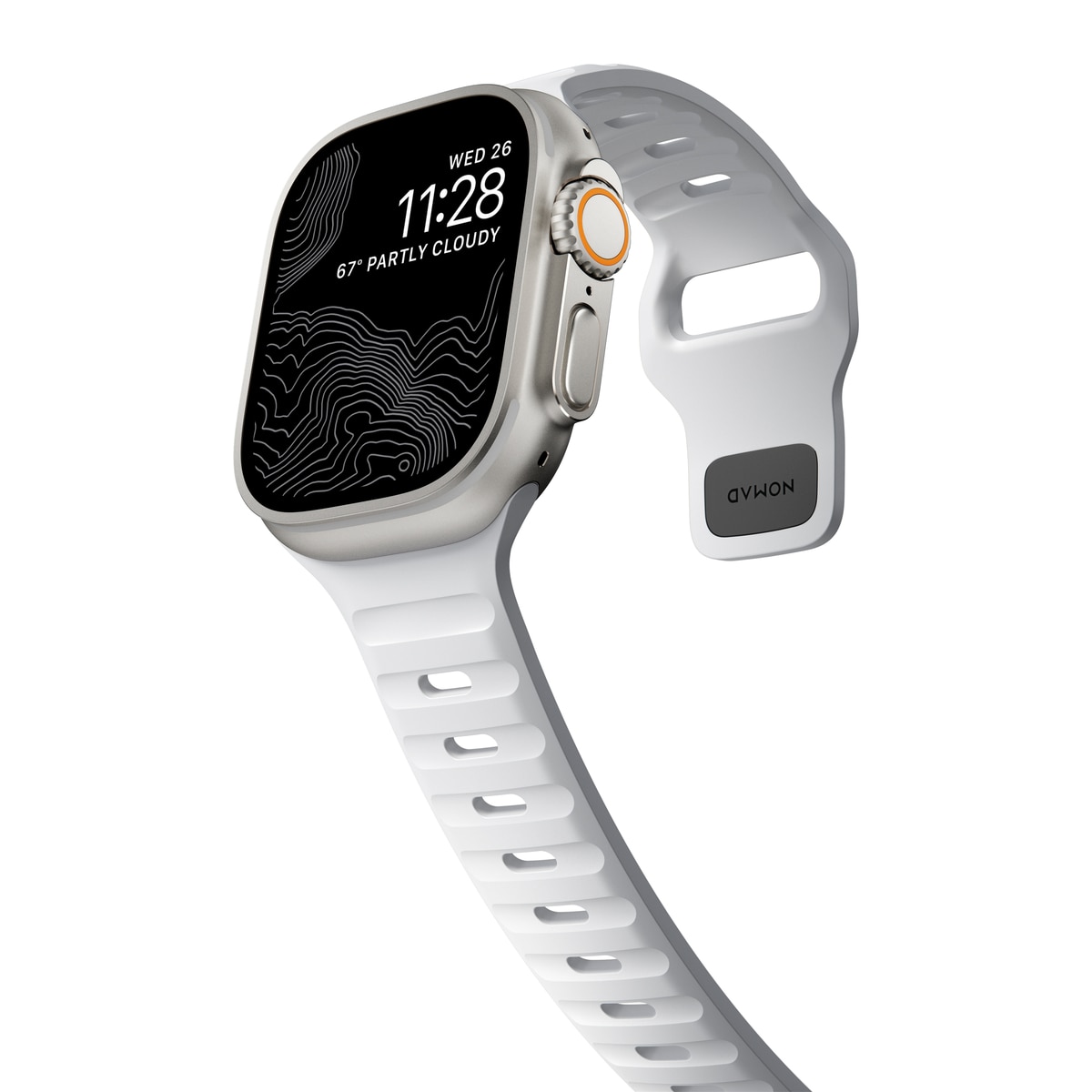 Sport Band Apple Watch 45mm Series 8 White