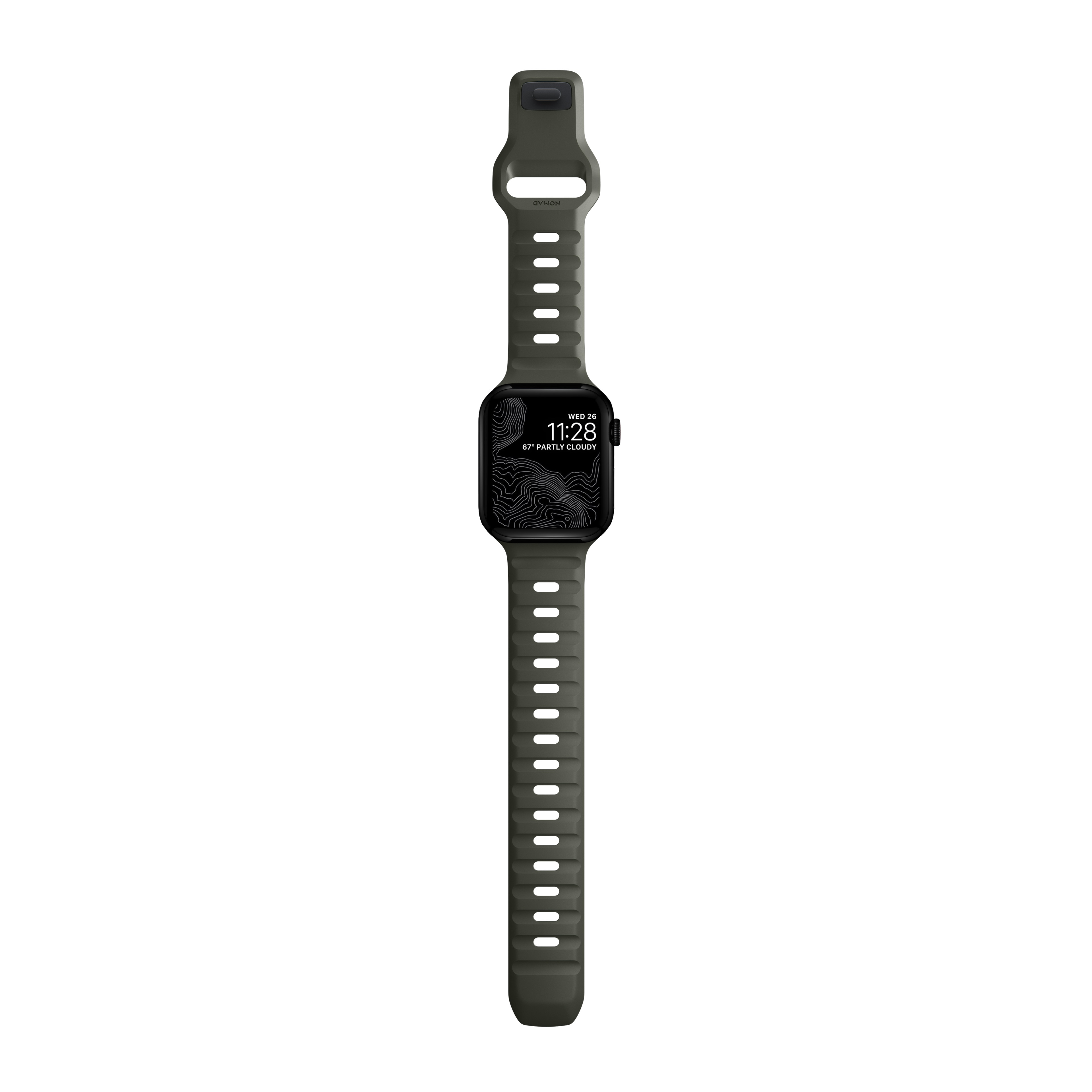 Sport Band Apple Watch 38mm Ash Green