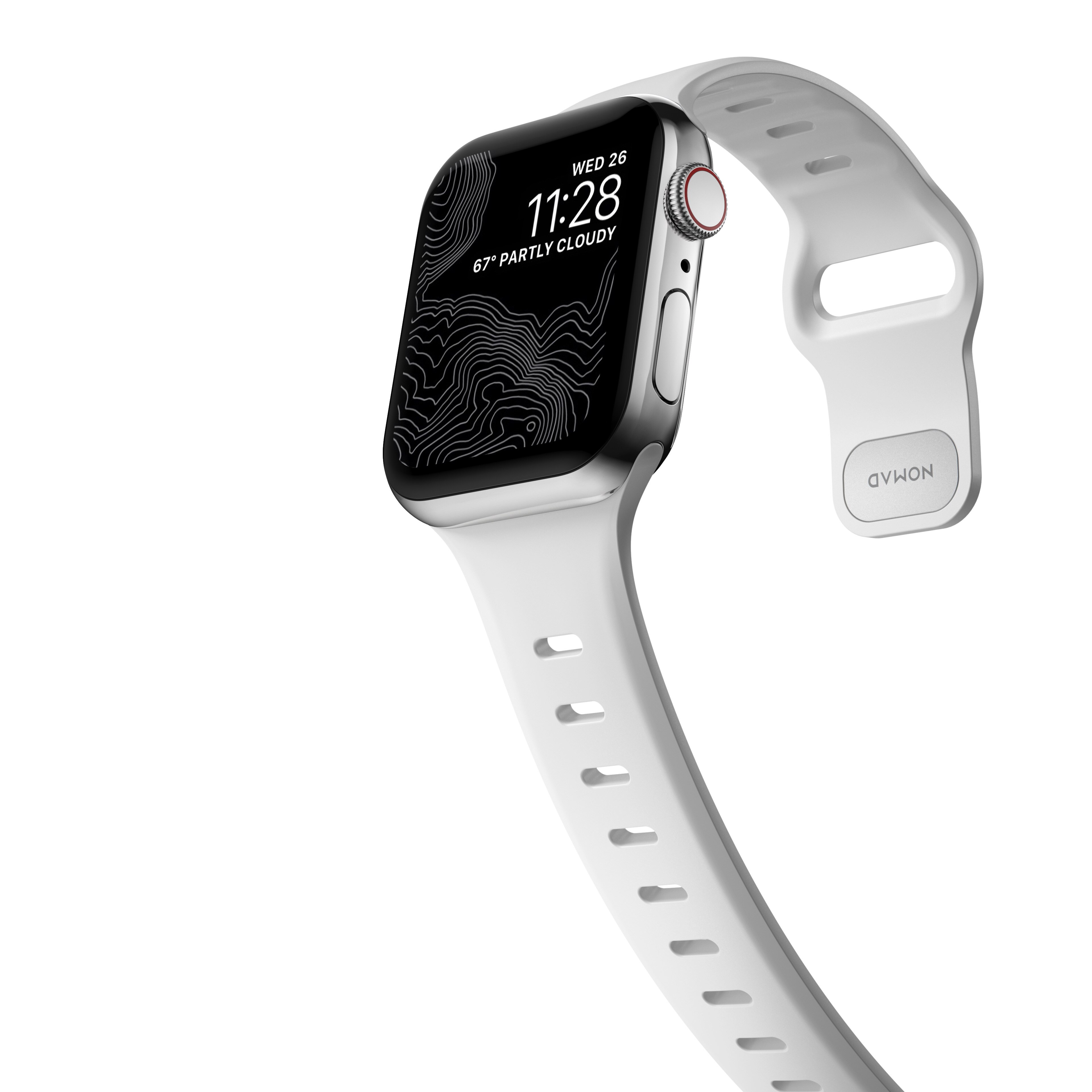 Nomad Sport Band Slim Apple Watch 42 44 45 49 mm White koop online