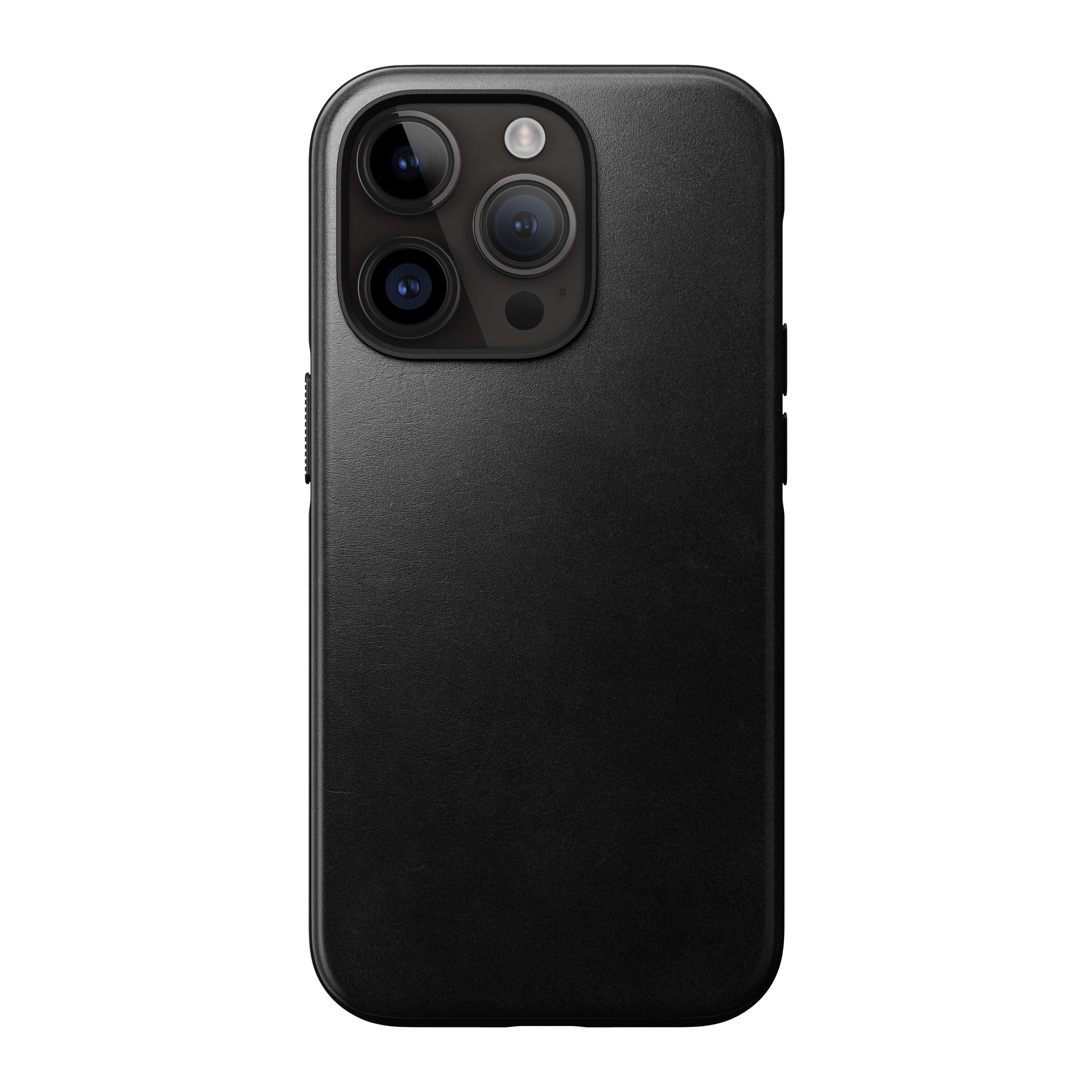 iPhone 14 Pro Modern Leather Case Black