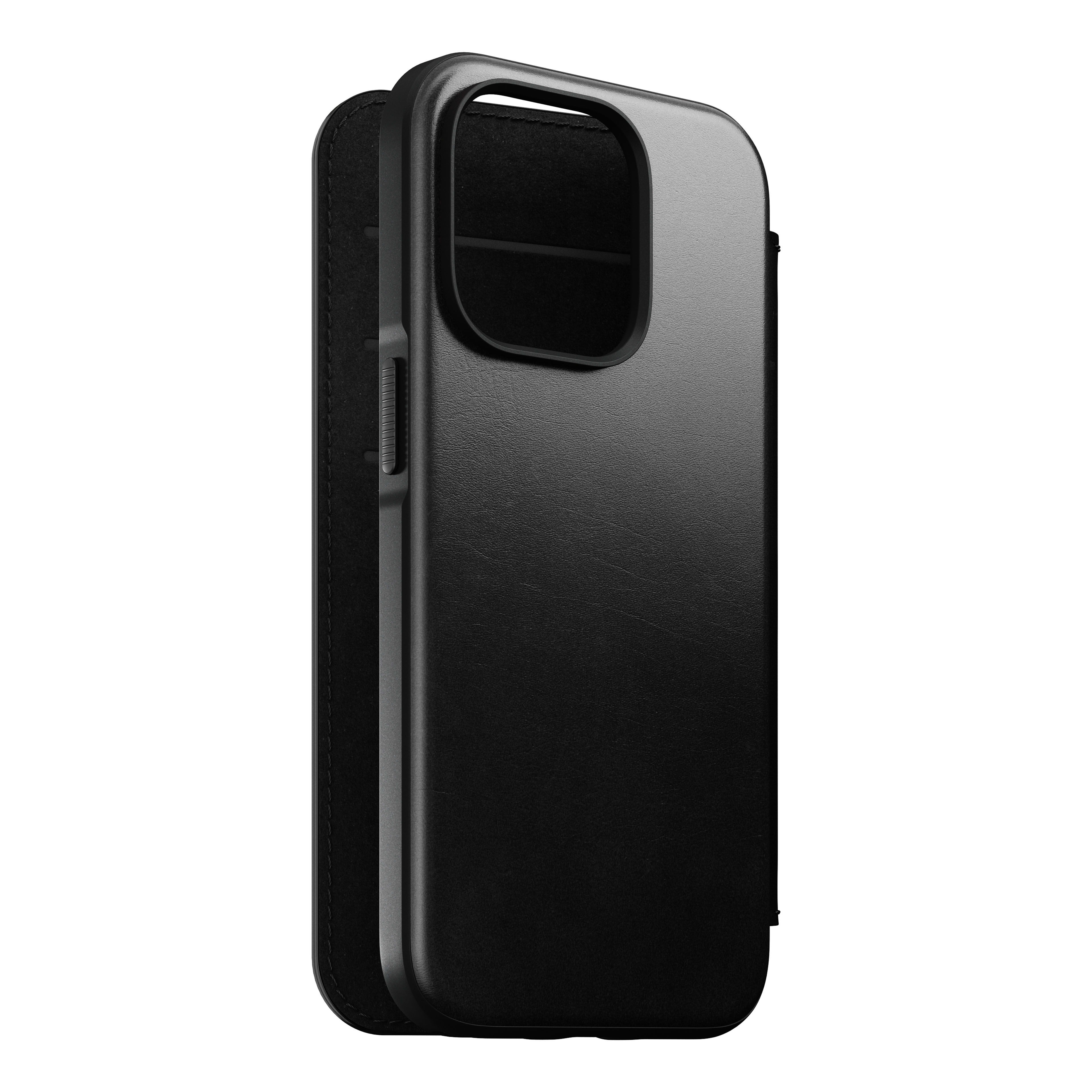 Modern Leather Folio MagSafe iPhone 14 Pro Black