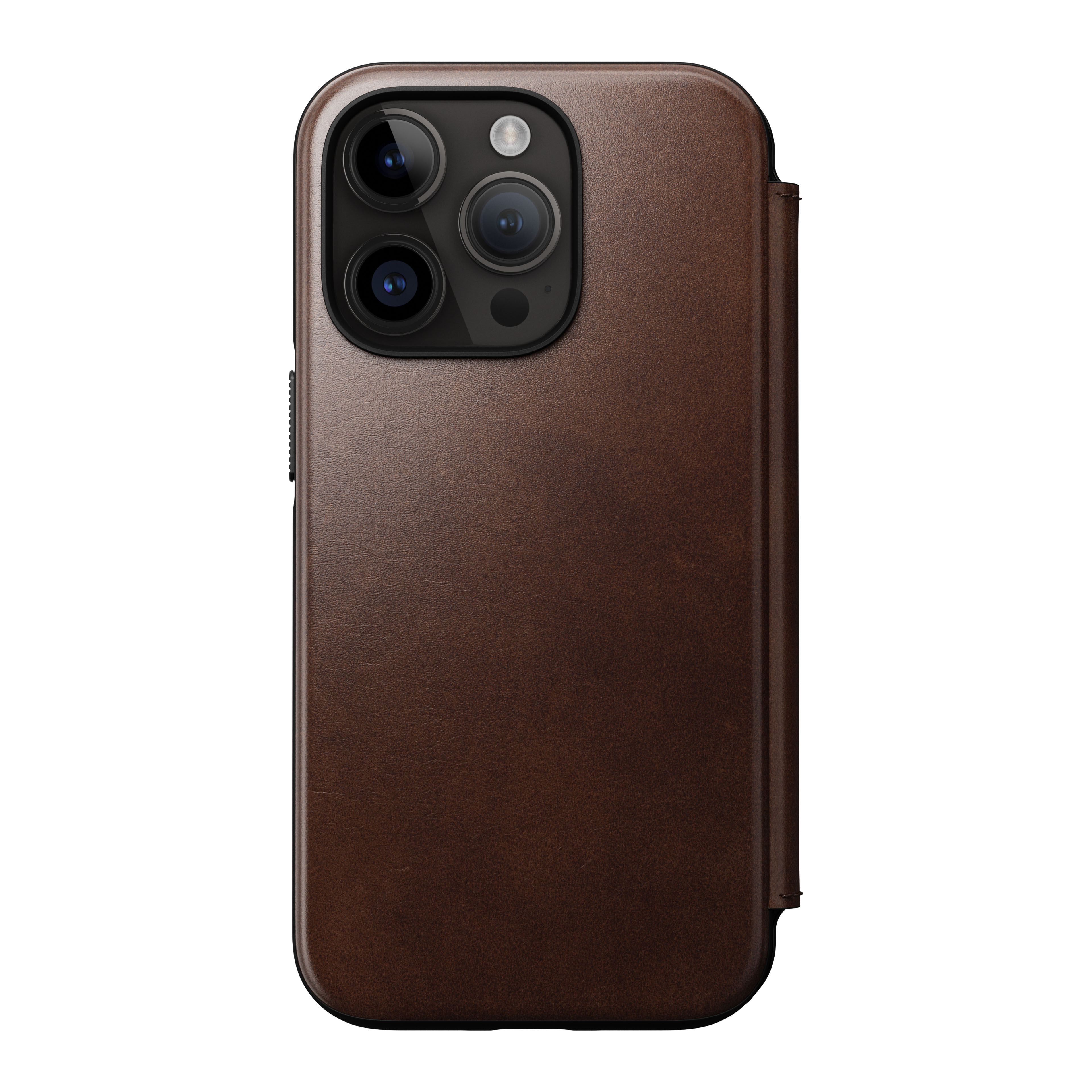 iPhone 14 Pro Modern Horween Leather Folio MagSafe Rustic Brown