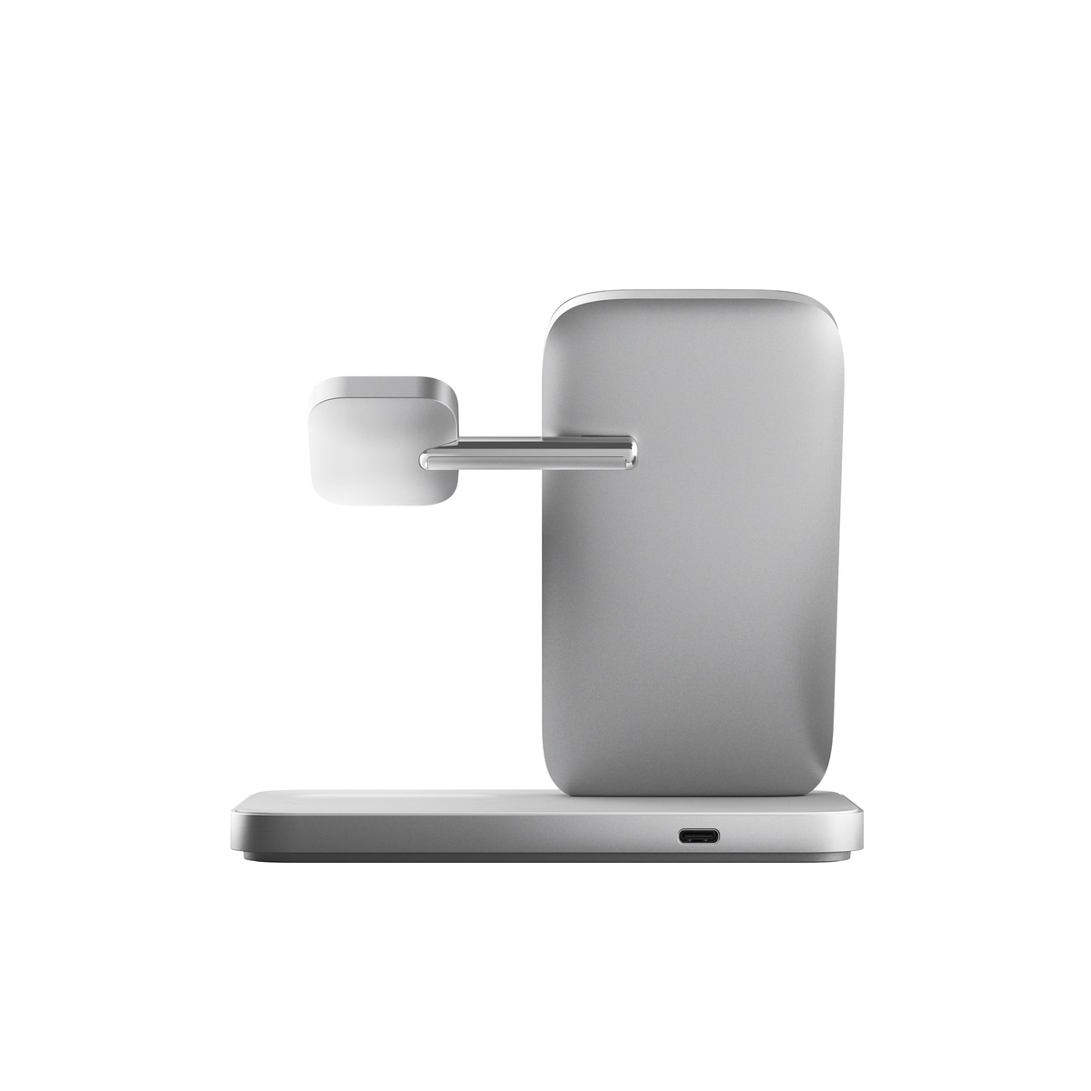 Stand One Max 3-in-1 MagSafe Charger Silver