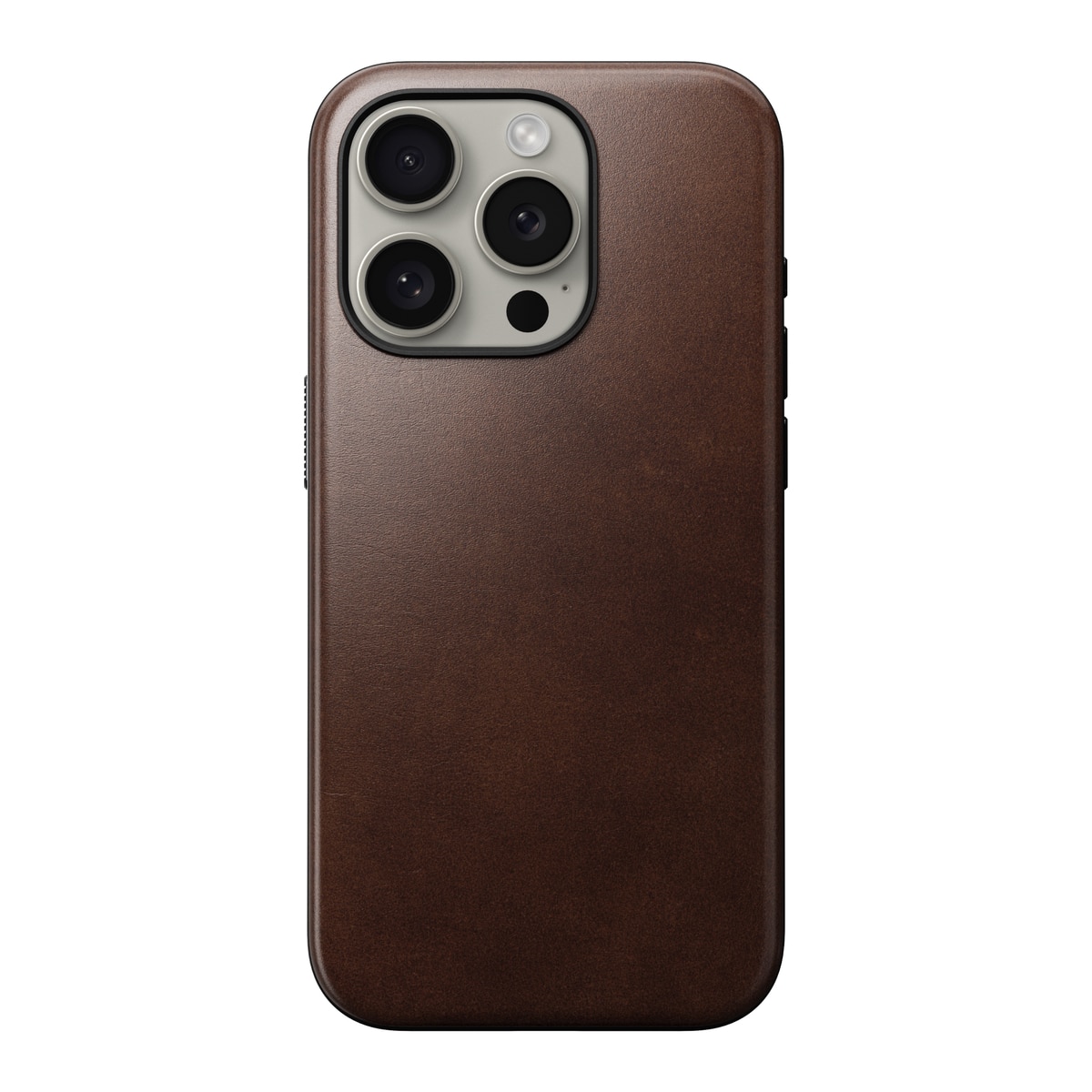 Modern Case Horween Leather MagSafe iPhone 15 Pro Rustic Brown