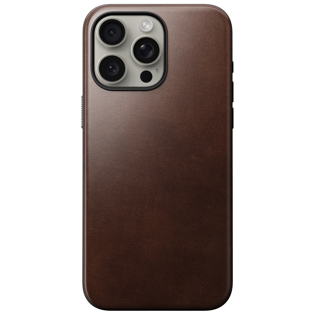 Modern Case Horween Leather MagSafe iPhone 15 Pro Max Rustic Brown