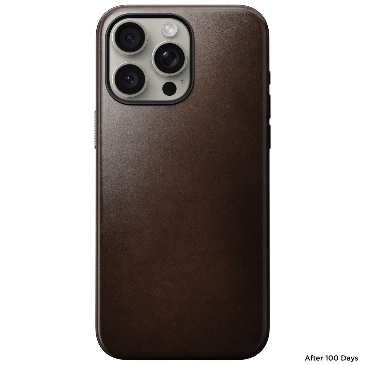 Modern Case Horween Leather MagSafe iPhone 15 Pro Max Rustic Brown