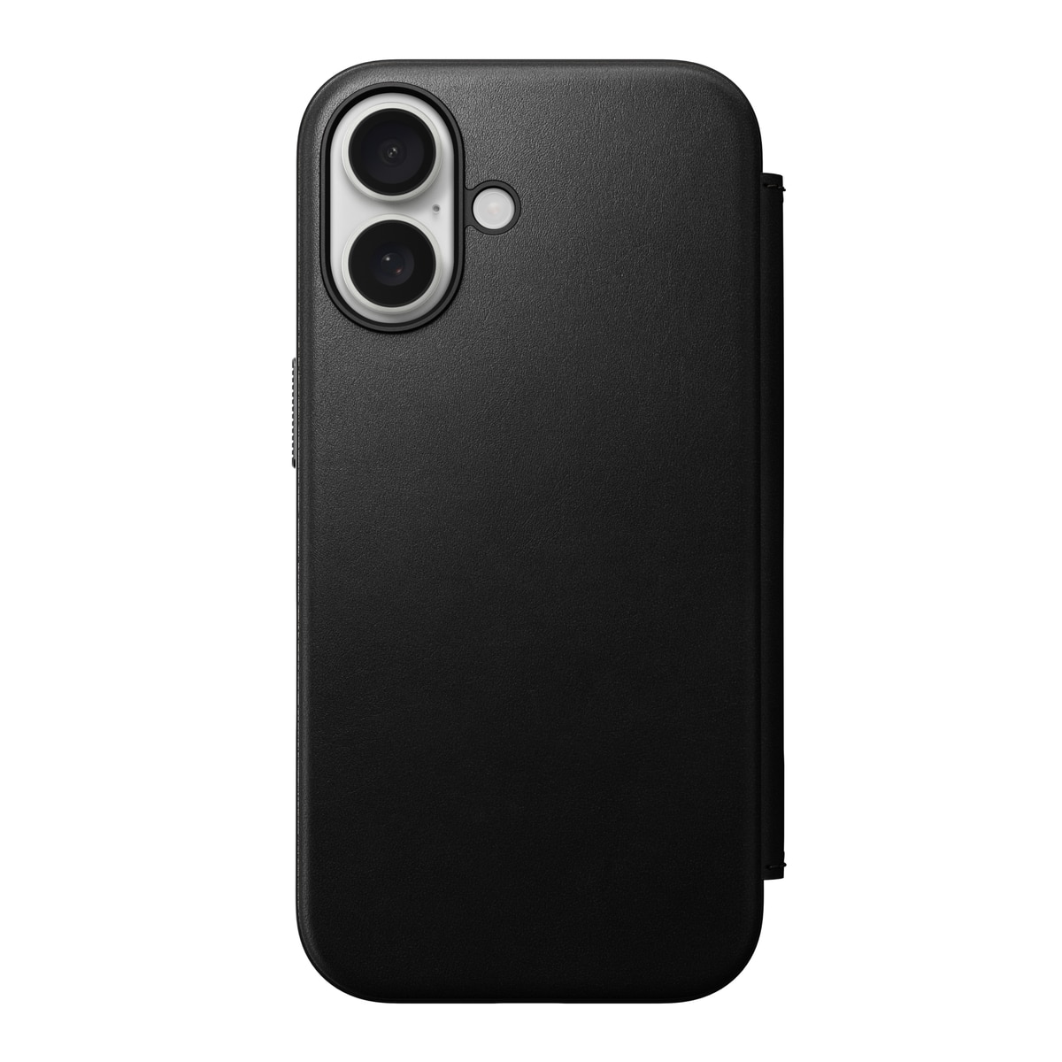 Modern Leather Folio MagSafe iPhone 16 Black