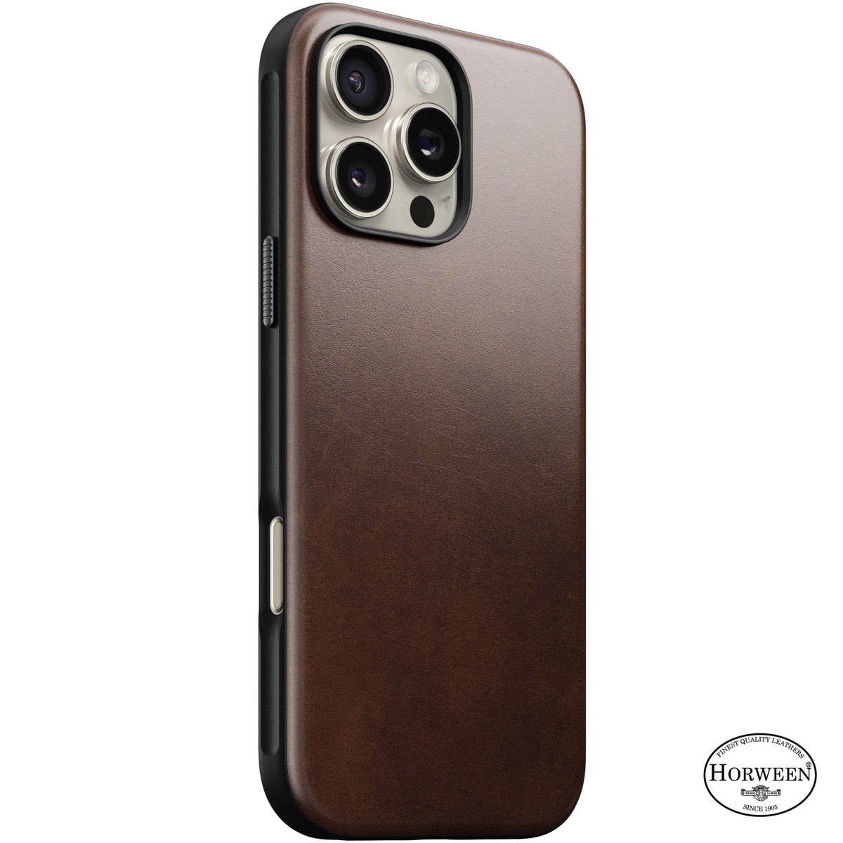 Modern Case Horween Leather MagSafe iPhone 16 Pro Max Rustic Brown