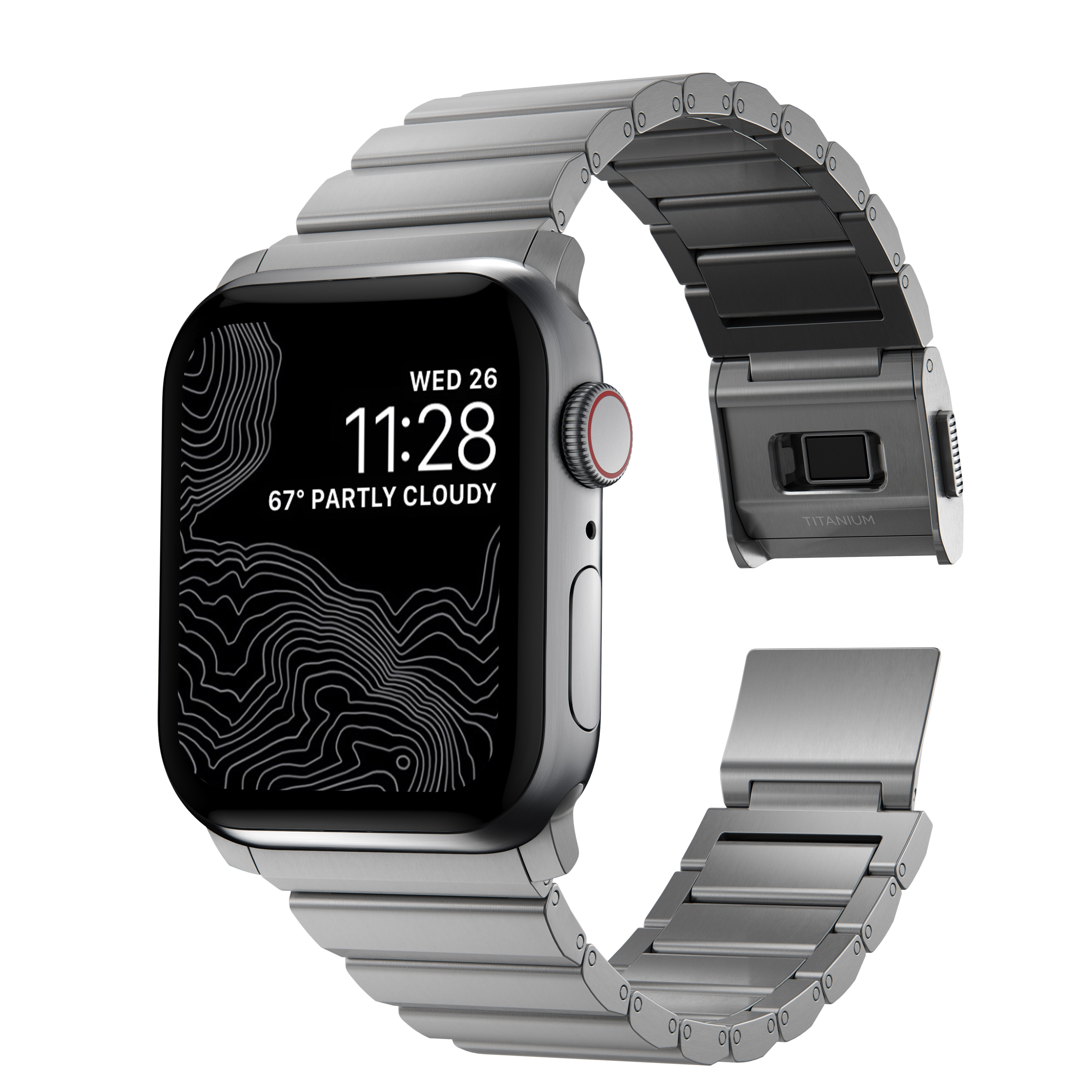 Titanium Band Apple Watch 42mm Silver