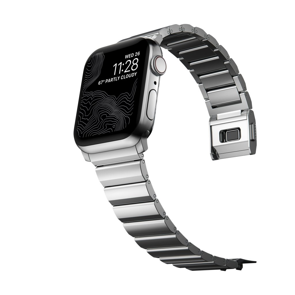 Steel Band Apple Watch SE 44mm Silver