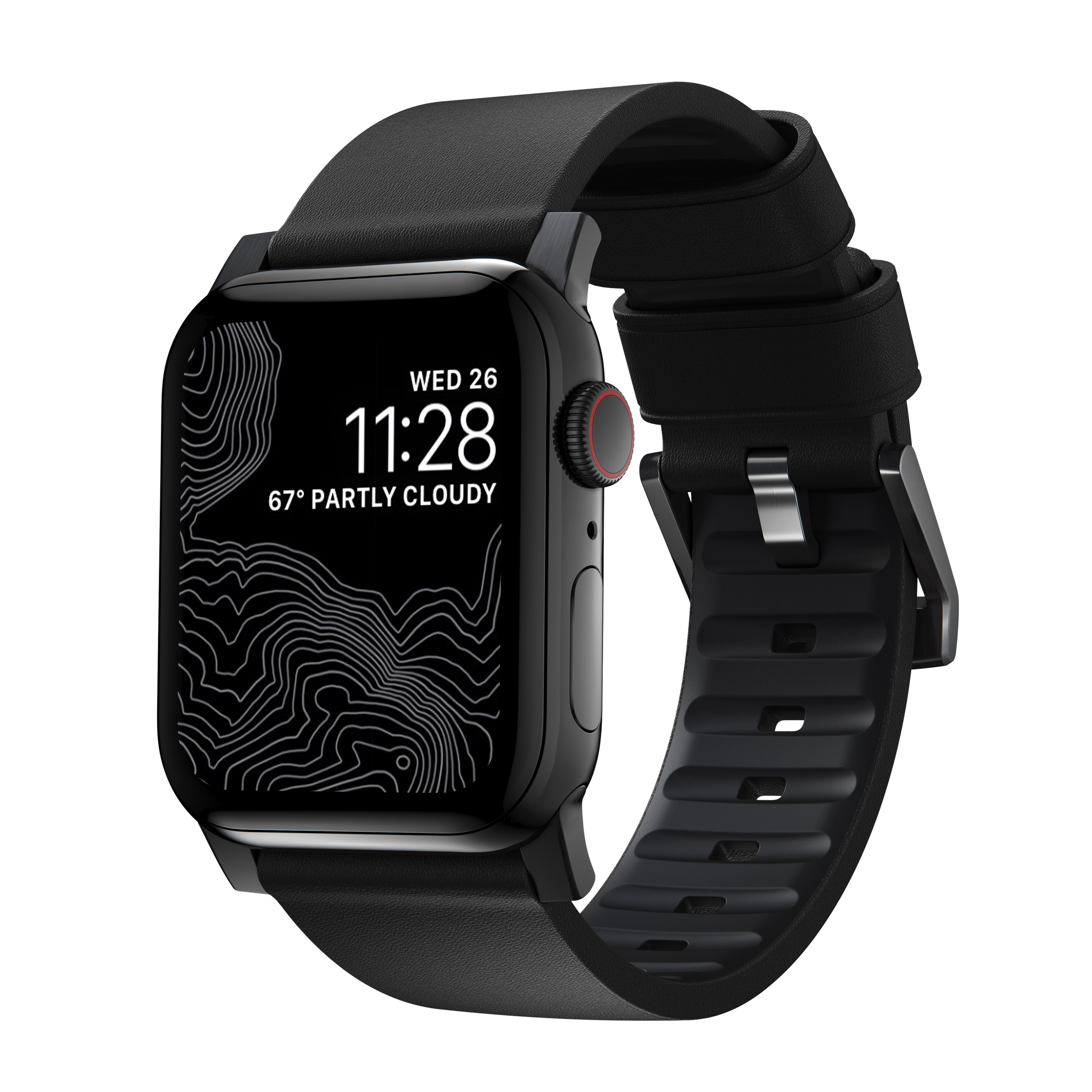 Active Band Pro Apple Watch 42mm Black (Black Hardware)