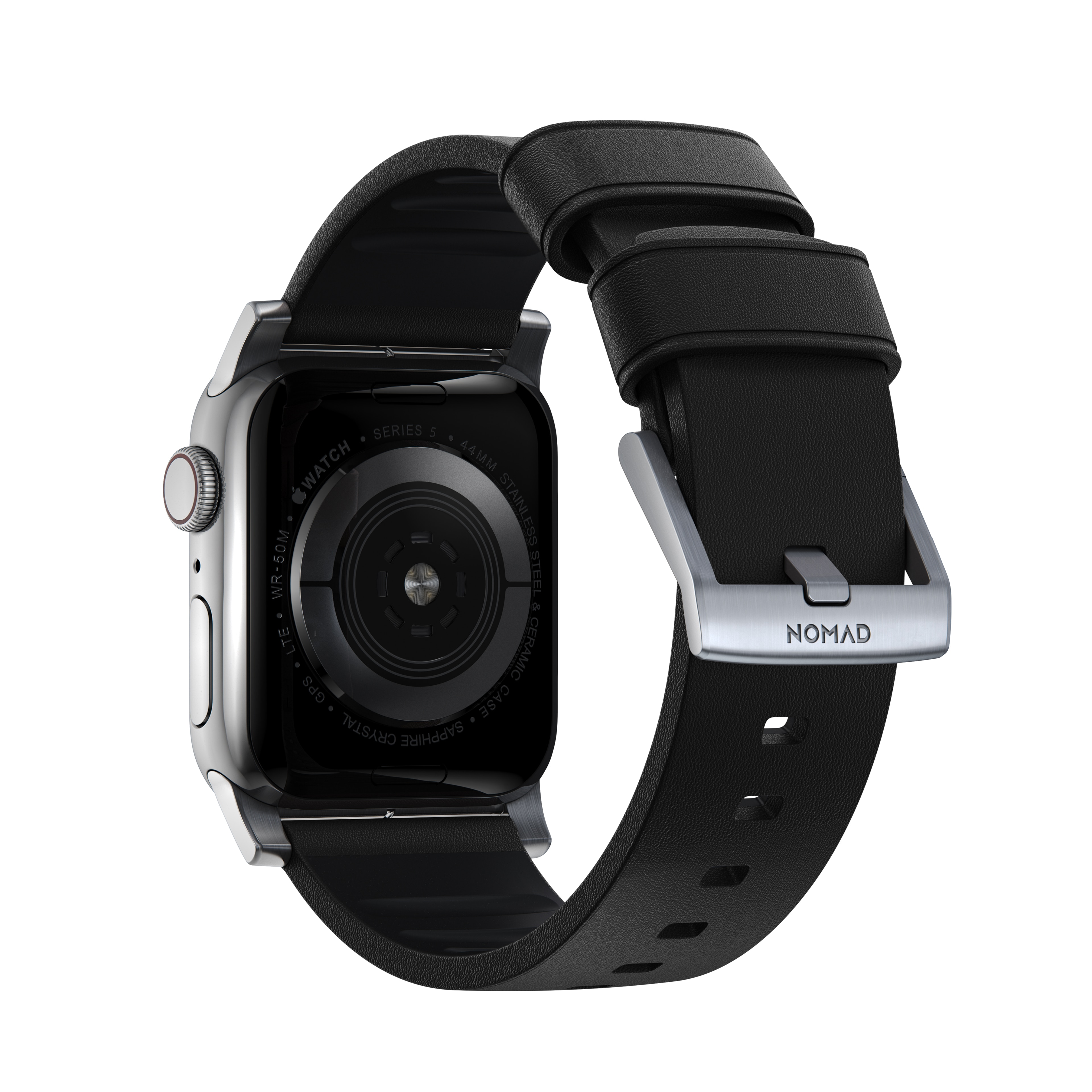 Active Band Pro Apple Watch 42mm Black (Silver Hardware)