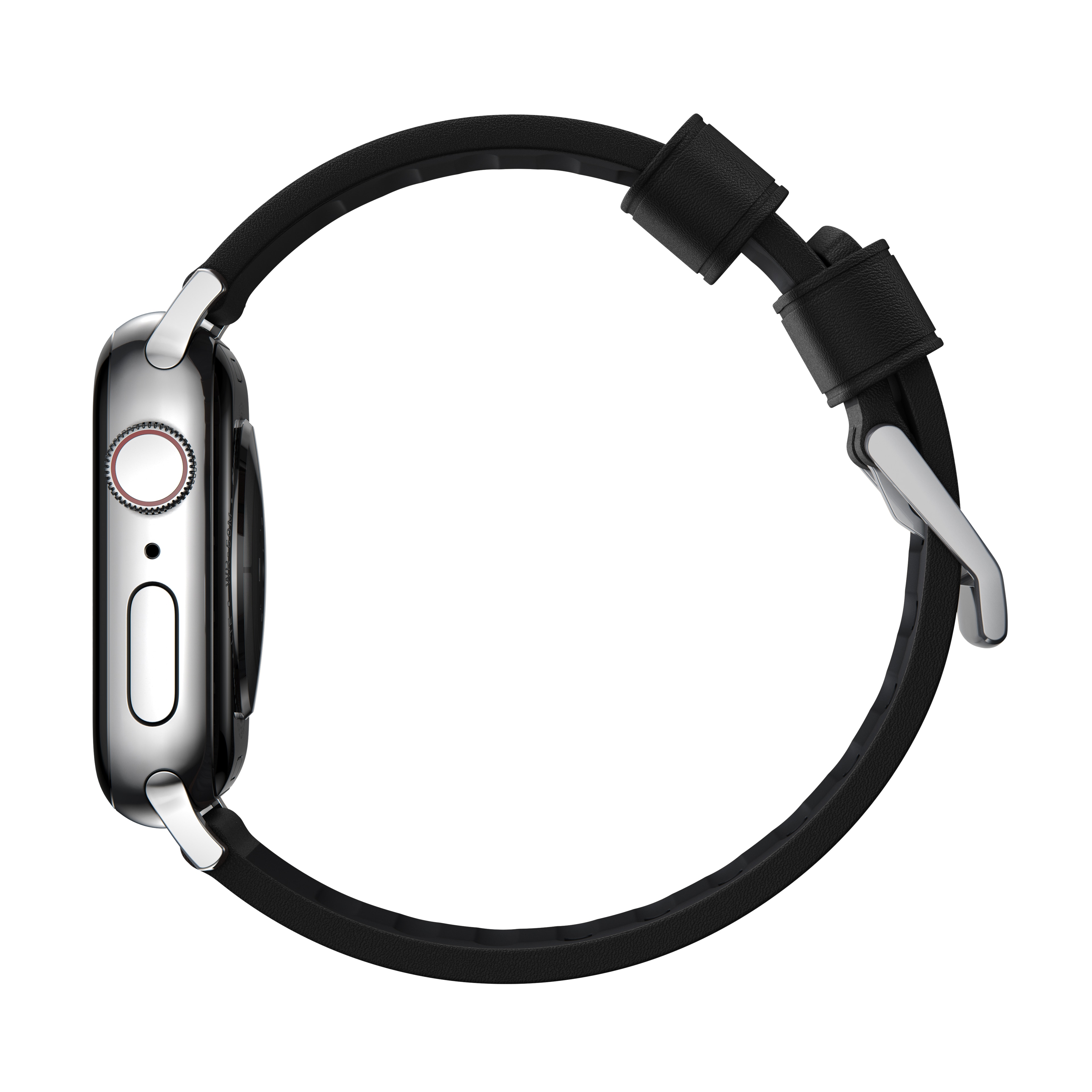Active Band Pro Apple Watch 44mm Black (Silver Hardware)