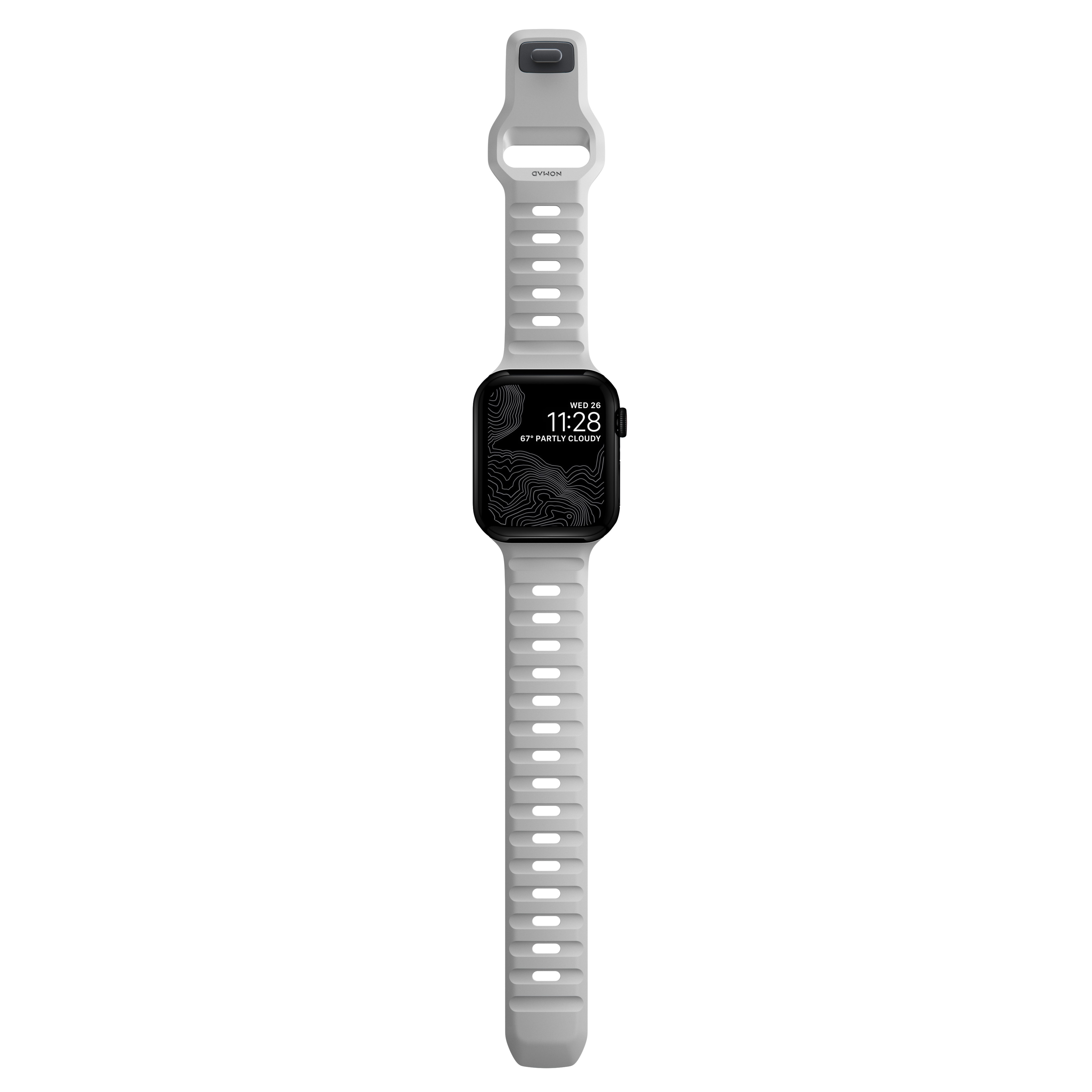 Sport Band Apple Watch 45mm Series 8 Lunar Gray