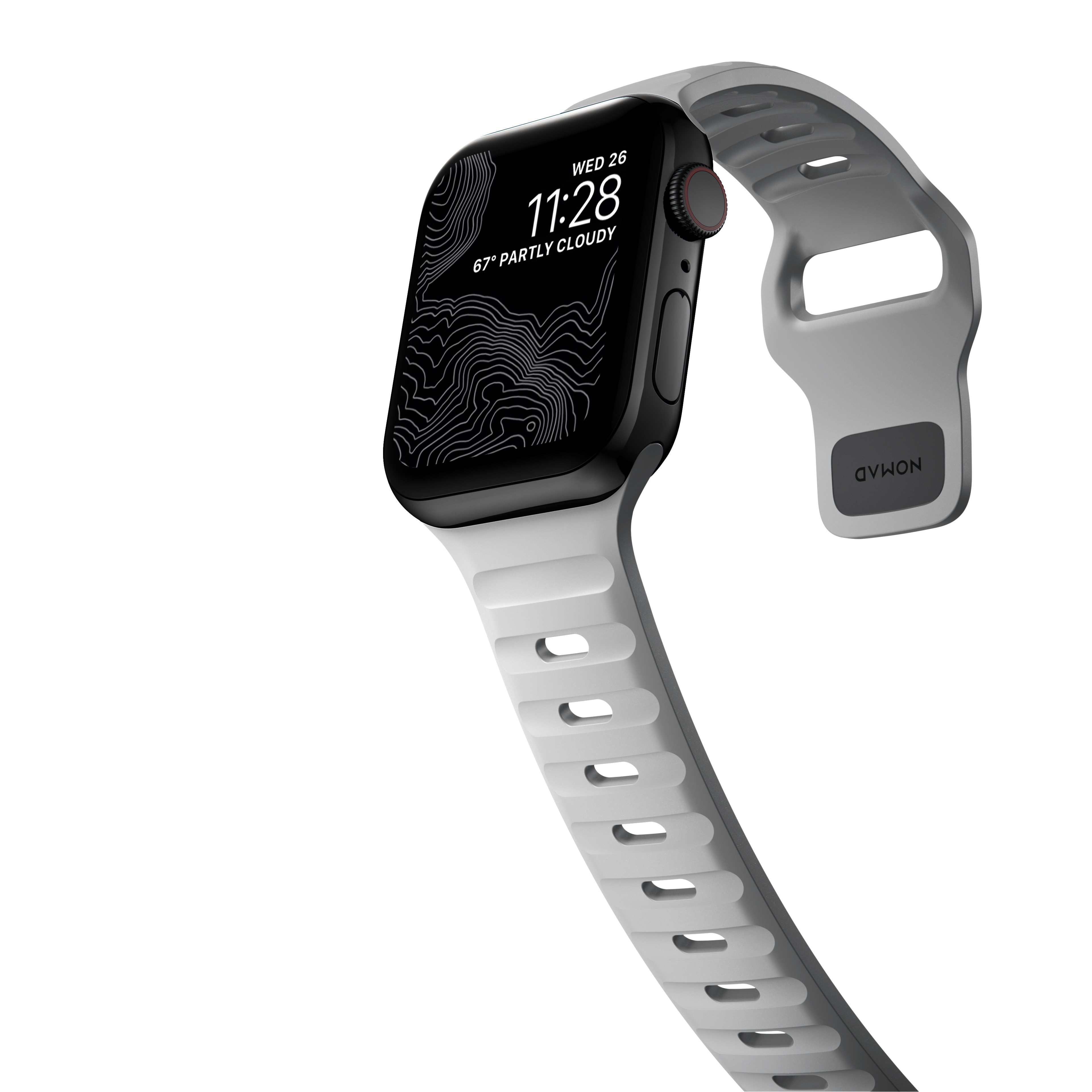 Sport Band Apple Watch SE 44mm Lunar Grey