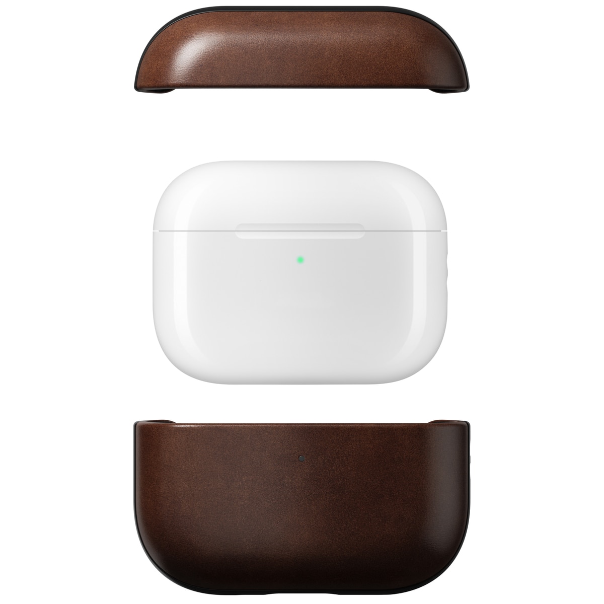Modern Case Leather Apple AirPods Pro 3 Rustic Brown