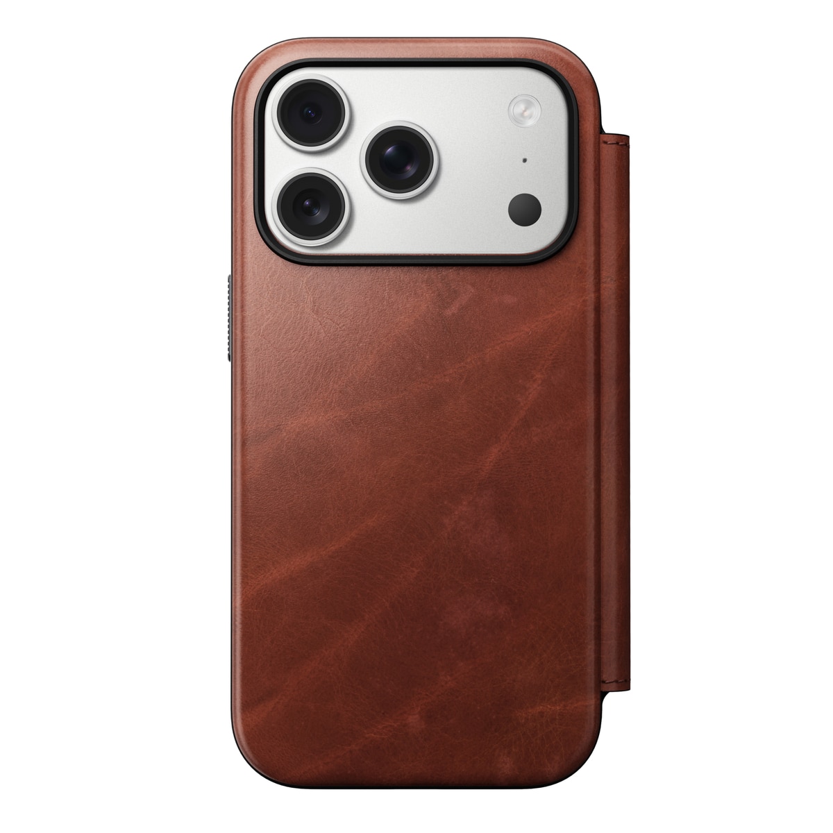 Modern Horween Leather Folio MagSafe iPhone 17 Pro Olde Dublin