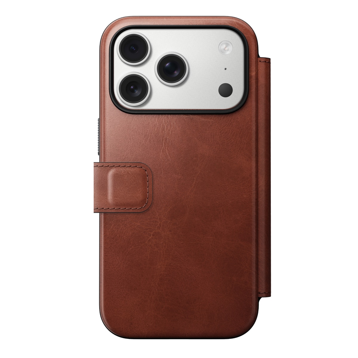 Modern Horween Leather Folio MagSafe iPhone 17 Pro Olde Dublin