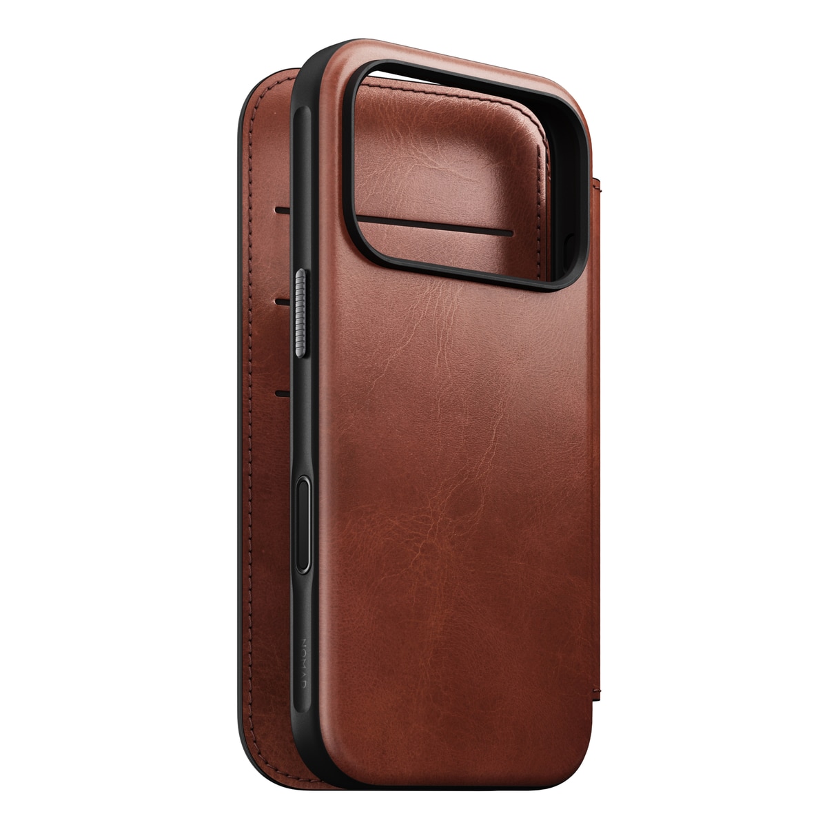 Modern Horween Leather Folio MagSafe iPhone 17 Pro Olde Dublin