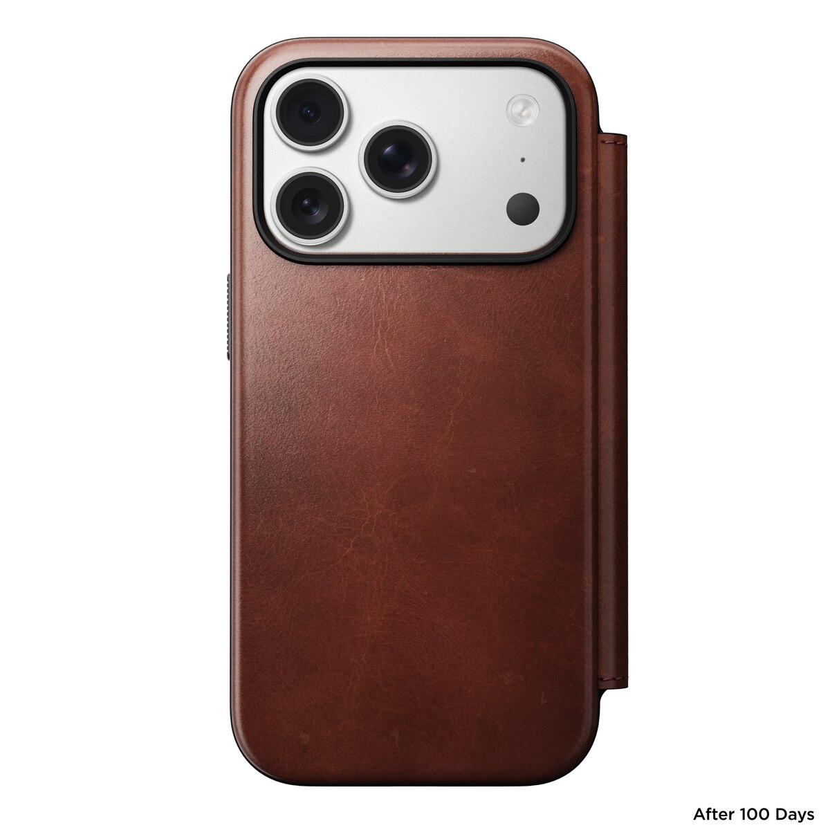Modern Horween Leather Folio MagSafe iPhone 17 Pro Olde Dublin