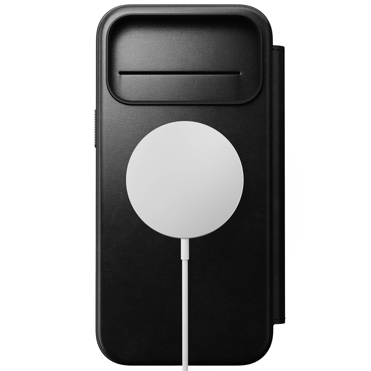 Modern Horween Leather Folio MagSafe iPhone 17 Pro Max Black