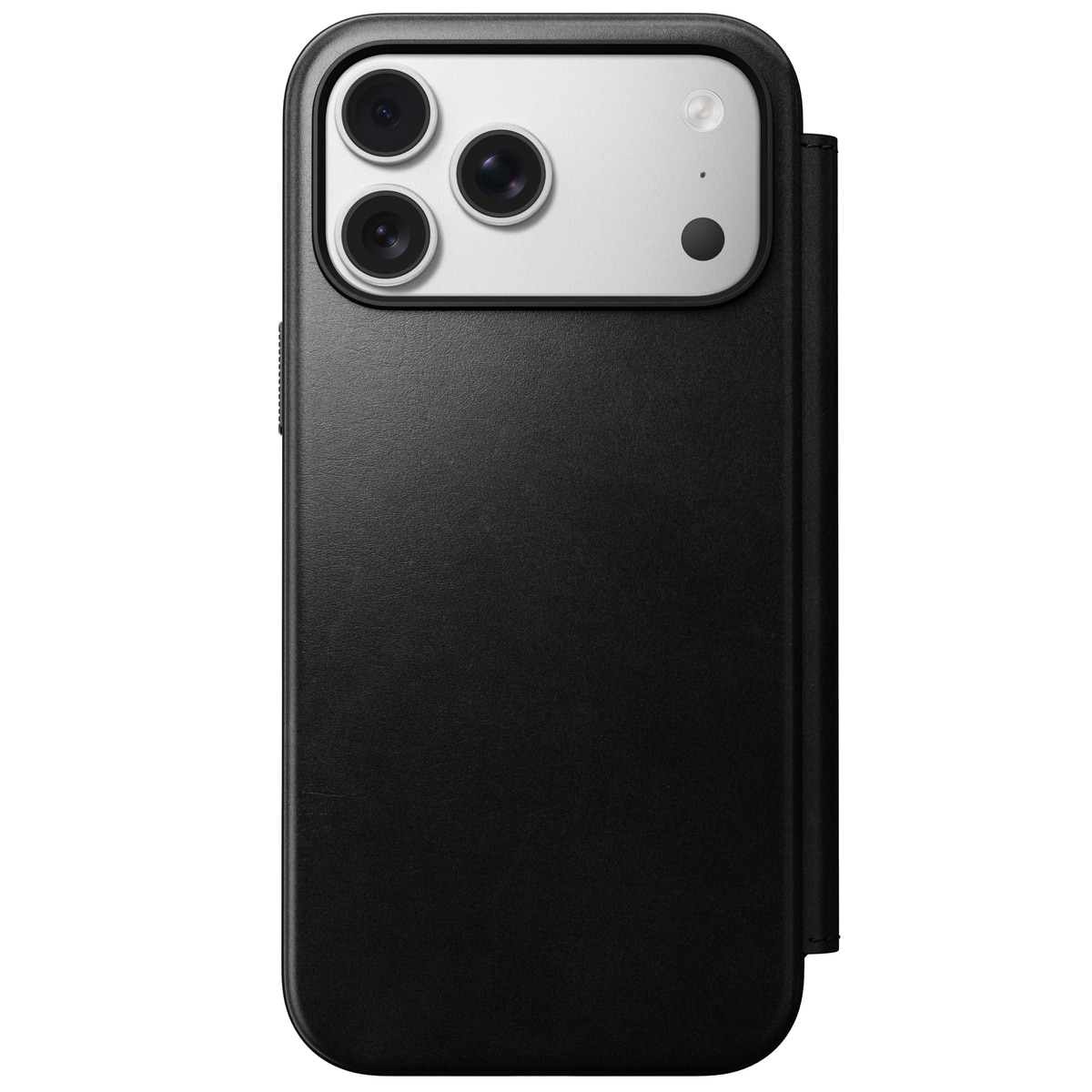 Modern Horween Leather Folio MagSafe iPhone 17 Pro Max Black