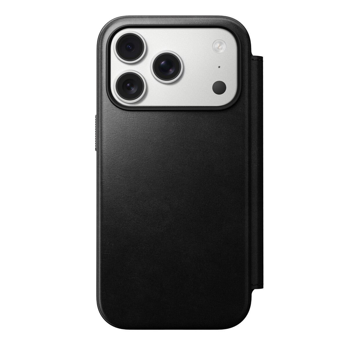 Modern Horween Leather Folio MagSafe iPhone 17 Pro Black