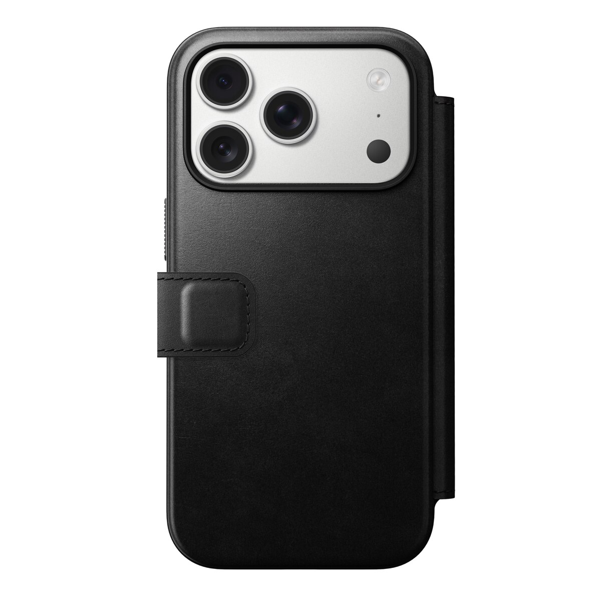 Modern Horween Leather Folio MagSafe iPhone 17 Pro Black