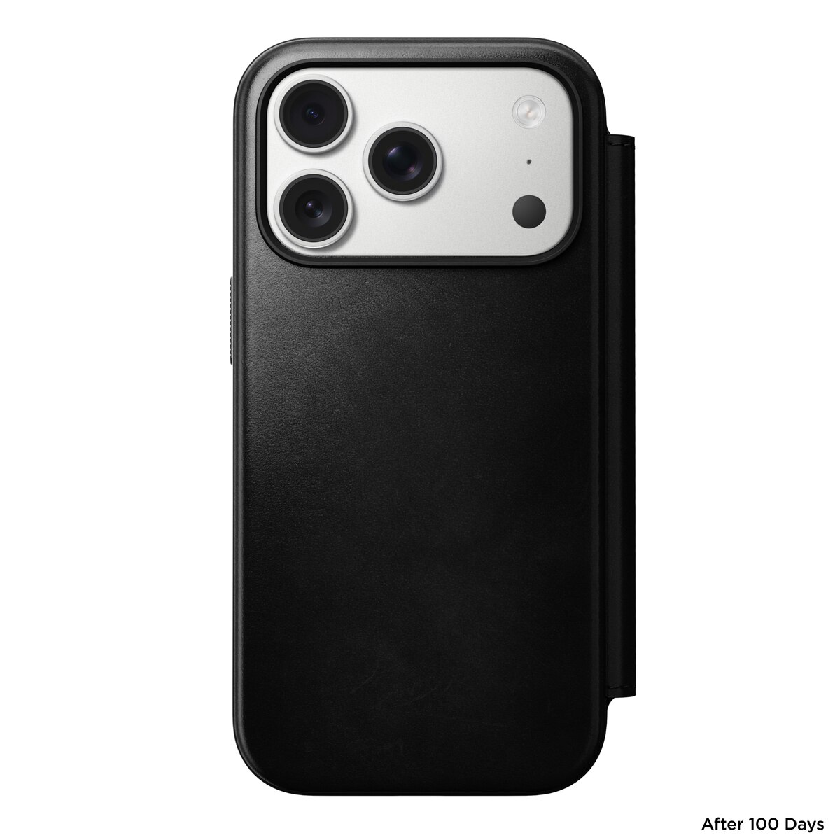 Modern Horween Leather Folio MagSafe iPhone 17 Pro Black