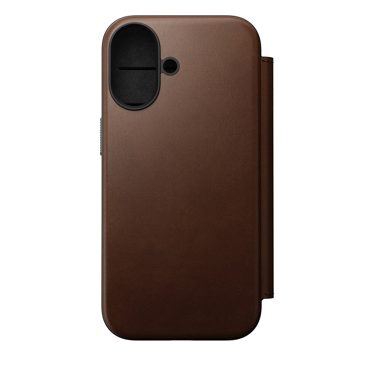 Modern Leather Folio MagSafe iPhone 17 Brown