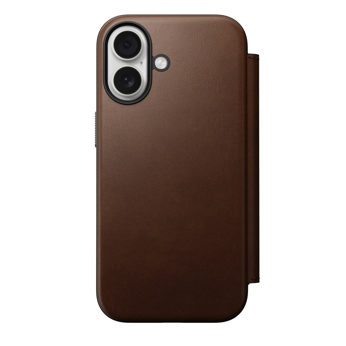 Modern Leather Folio MagSafe iPhone 17 Brown