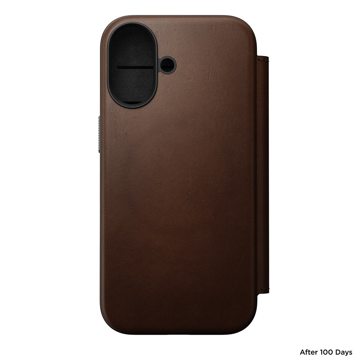 Modern Leather Folio MagSafe iPhone 17 Brown