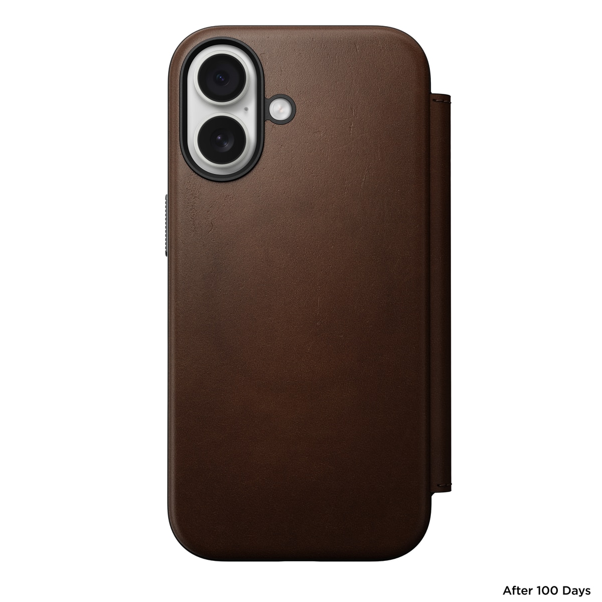 Modern Leather Folio MagSafe iPhone 17 Brown
