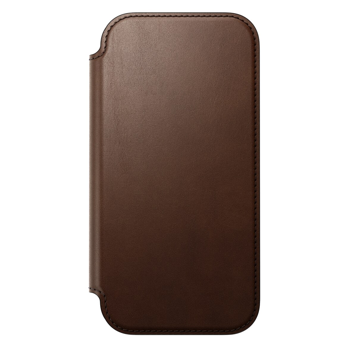 Modern Leather Folio MagSafe iPhone 17 Brown