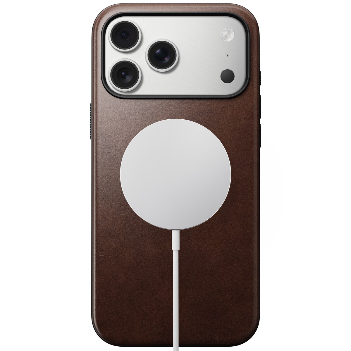 Modern Case Horween Leather MagSafe iPhone 17 Pro Max Rustic Brown