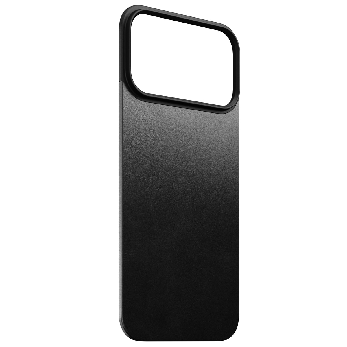 Magnetic Leather Back iPhone 17 Pro Max Black