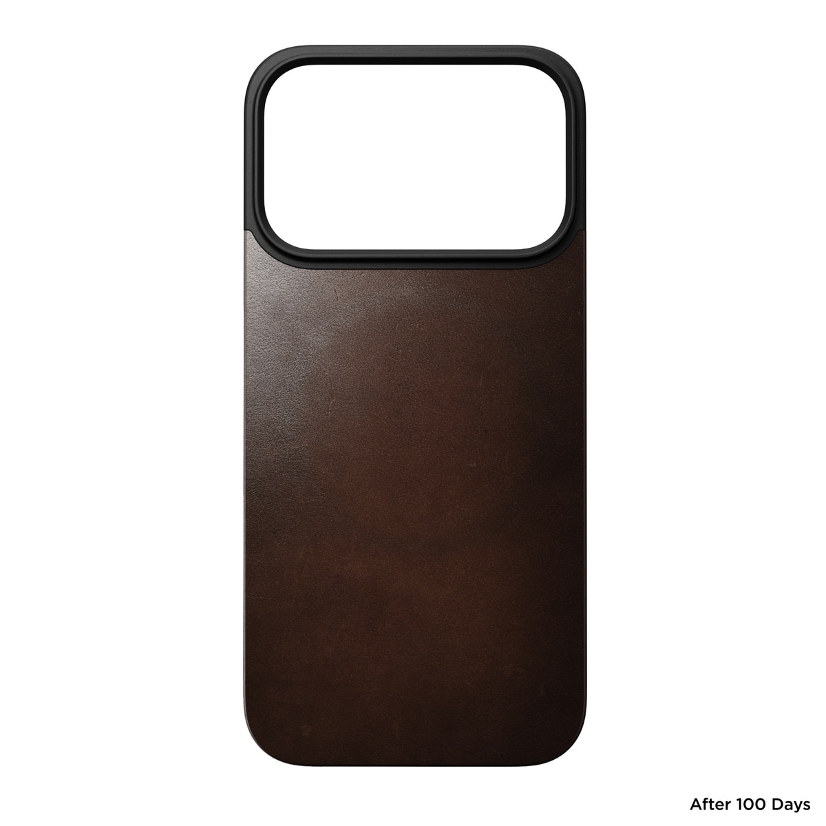 Magnetic Leather Back iPhone 17 Pro Max Rustic Brown
