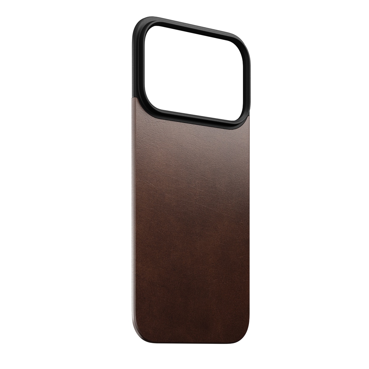 Magnetic Leather Back iPhone 17 Pro Max Rustic Brown