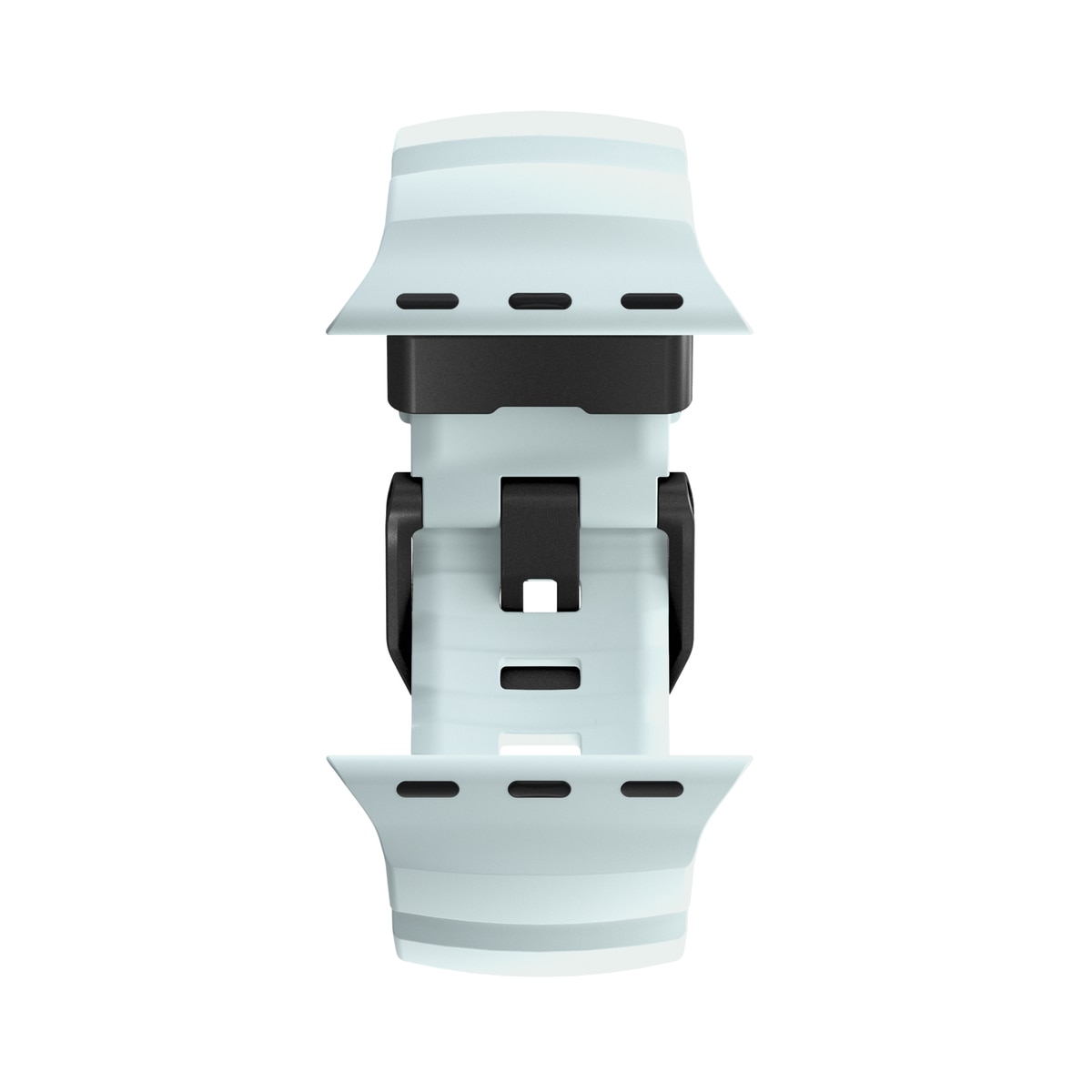 Rocky Point Band Apple Watch Series 9 45mm Icy Blue Glow (Black Hardware) - Limited edition