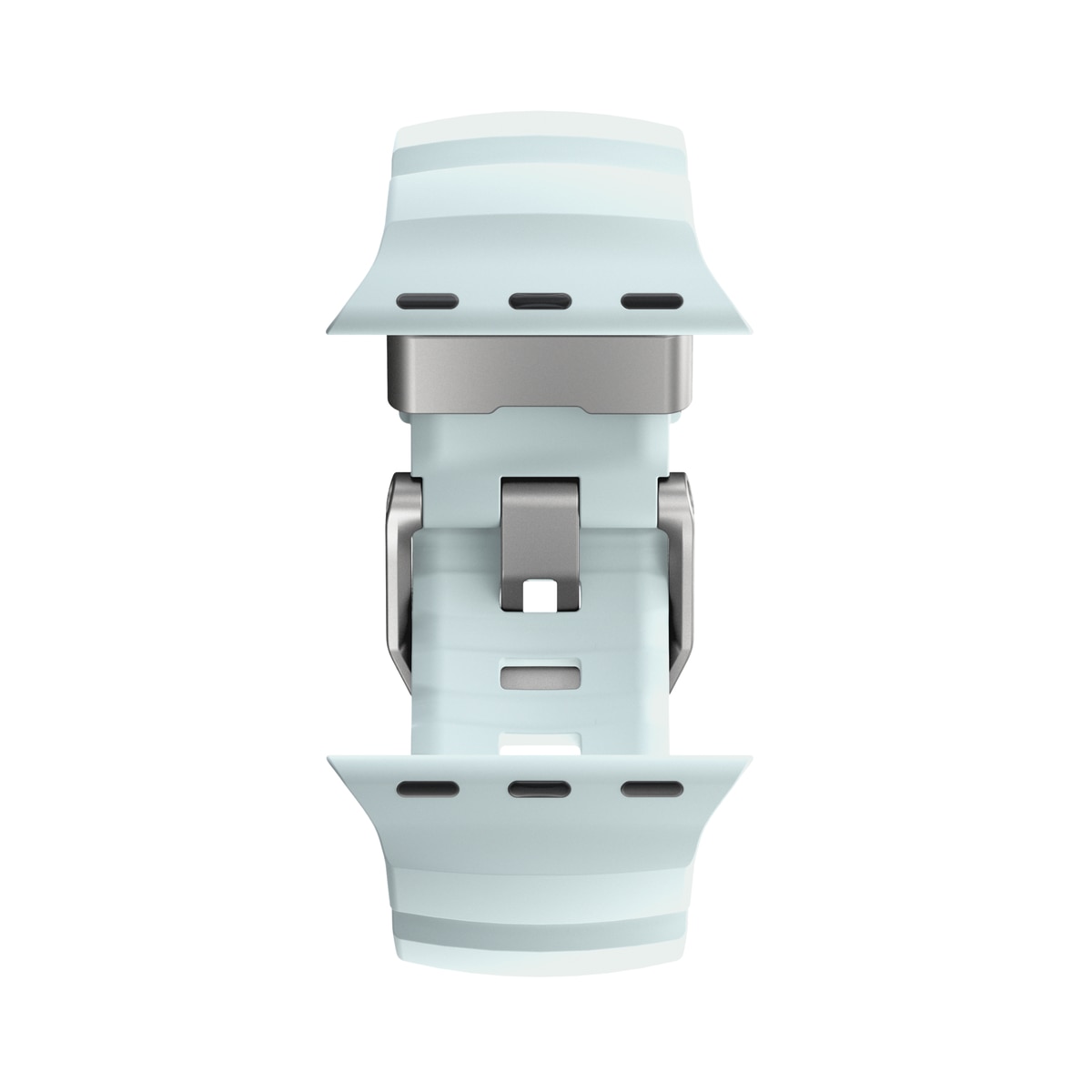 Rocky Point Band Apple Watch Series 9 45mm Icy Blue Glow (Natural Hardware) - Limited edition