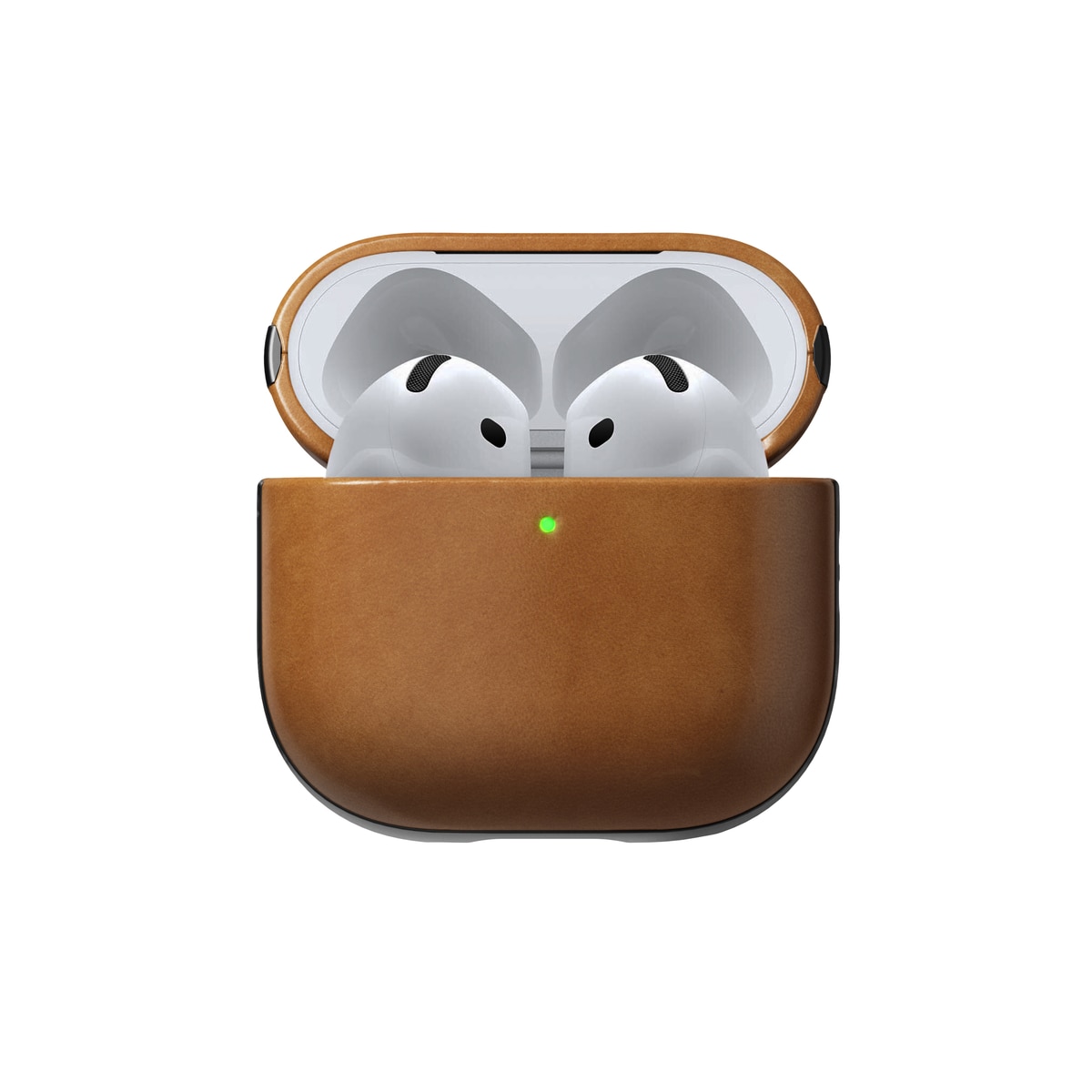Modern Case Leather Apple AirPods 4 English Tan-C