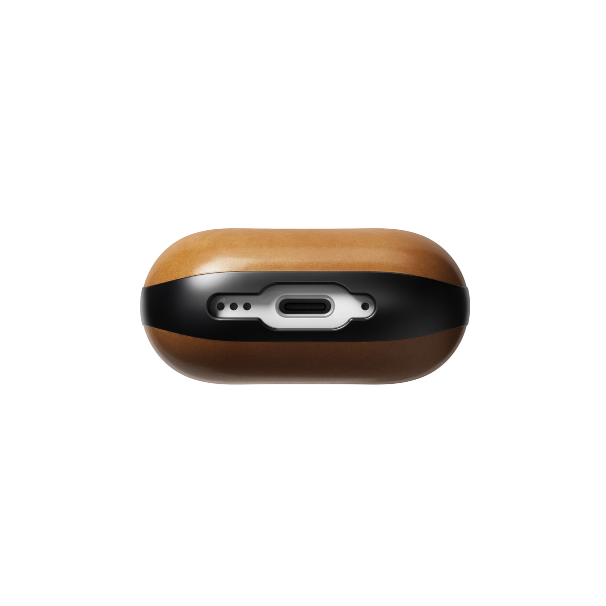 Modern Case Leather Apple AirPods 4 English Tan-C